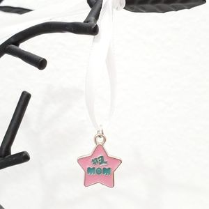 Silver #1 MOM Star Pendant